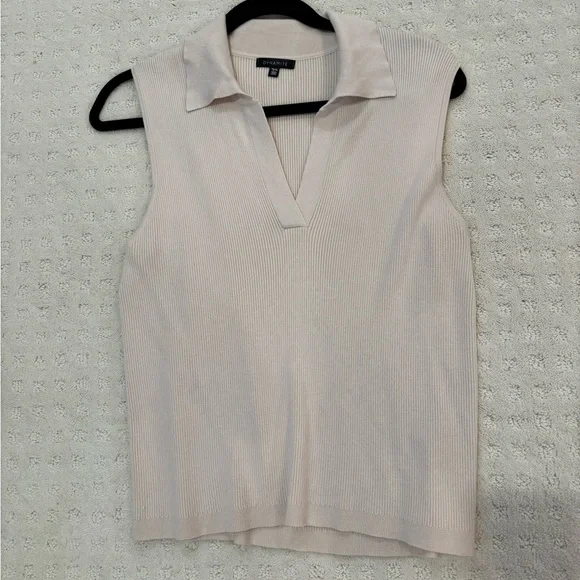 Dynamite Cream Collared Top - Picture 5 of 9